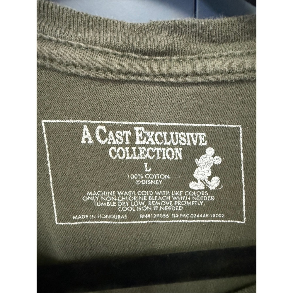 Disney Haunted Mansion The Happy Haunts Cast Member Exclusive Tee Men L‎ Green - Picture 4 of 5